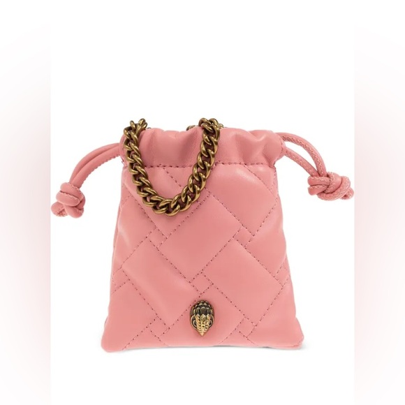 ✨Early Black Friday Sale‼️✨Kurt Geiger Pink Woven Mini Bag - Picture 10 of 10